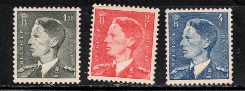 BELGIUM Scott # 446-8 MNH - King Baudouin