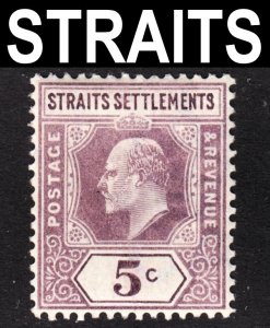 Malaya Straits Settlements Scott 96 wtmk CA VF mint OG HR. Free...