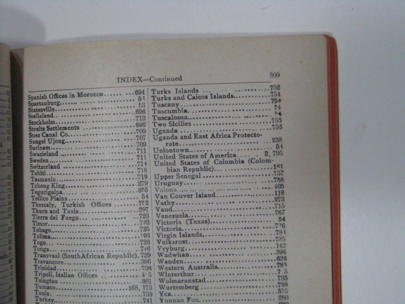 1910 Scott's Stamp Catalog - Nice condition