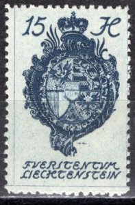 Liechtenstein; 1920: Sc. # 34: MNH Single Stamp