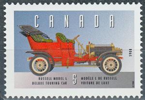 #1605b MNH Canada 1996 Russell Model L Touring Car (1908) 5¢