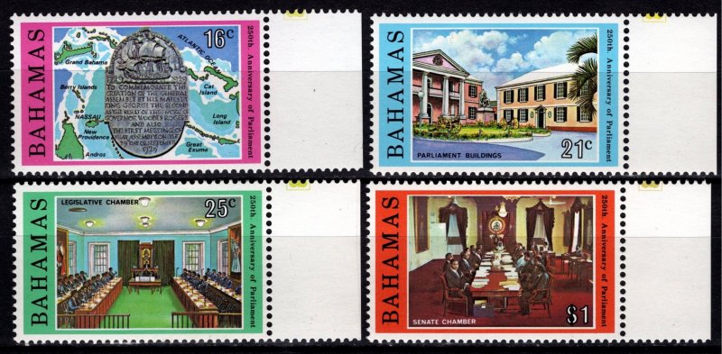 Bahamas 1979 250th Anniv. of Parliament, Marginal Set [Mint]