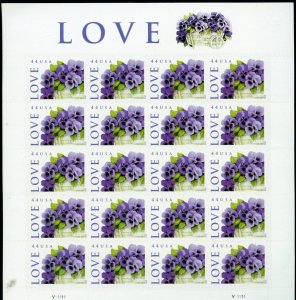 UNITED STATES  SCOTT #4450 LOVE SHEET(20) MINT NH