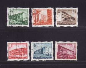 Hungary 962-967 Set U Buildings (B)