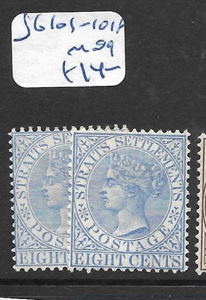 MALAYA STRAITS SETTLEMENTS   (PP2605B)  QV 8C   SG 108-108A     MOG