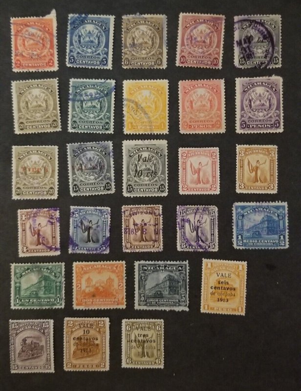 NICARAGUA Stamp Lot Used Unused MH  T7518