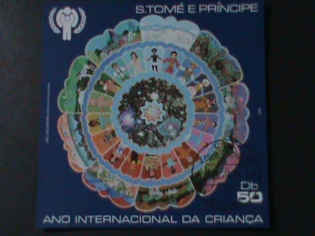 ​ST.THOMAS-1979- INTERNATIONAL YEAR OF THE CHILD FANCY CANCEL-IMPERF-S/S-VF