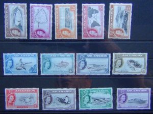 Ascension 1956 set to 10s set MNH SG57 - SG69