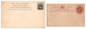 Four Scarce Various Cape of Good Hope Post Cards M&U