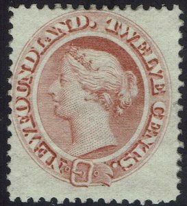 NEWFOUNDLAND 1865 QV 12C