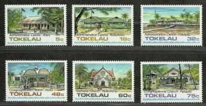 TOKELAU  1985 Very Fine Mint Hinged Stamps Scott#  120-125