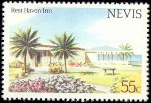 Nevis #276-279, Complete Set(4), 1984, Never Hinged