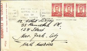 1942, Bulawayo, Southern Rhodesia to New York City, NY, See Remark (C3194)