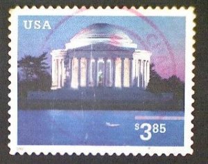 United States, Scott #3647, used(o),  2002, Jefferson Memorial, $3.85