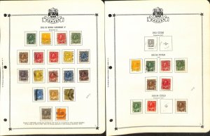 Canada Stamp Collection in Minkus Specialty Album, 1851-1982