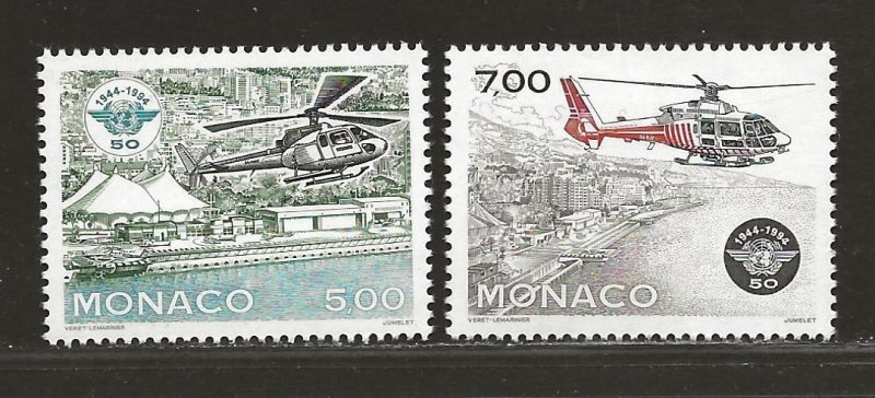 MONACO SC# 1928-29   FVF/MNH