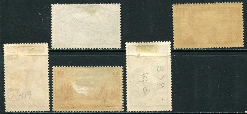 France Lot 6612 RF Postes 1938 YVERT 401-2 403 OGHR 417 418 OGHGR semi-postal