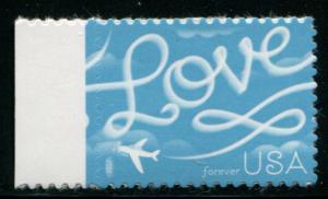 5155 US (47c) Love: Skywriting SA, MNH