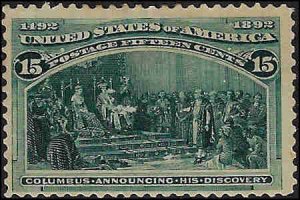 238 Mint,NG... SCV $250.00