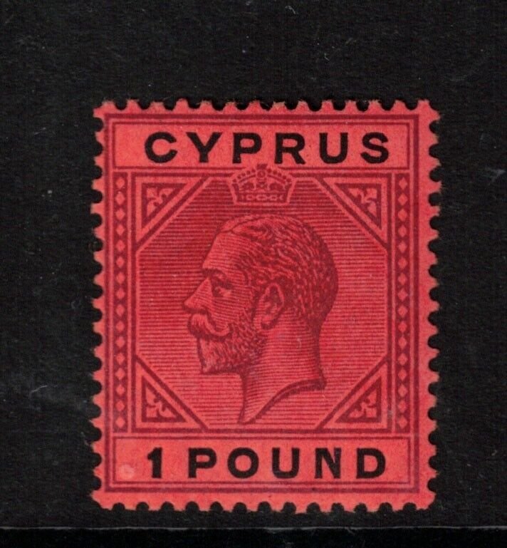 Cyprus #88 (SG #101) Mint Fine+ Full Original Gum Hinged **With Certificate** 