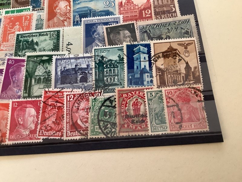 Germany mixed vintage mounted mint & used stamps Ref 50029 