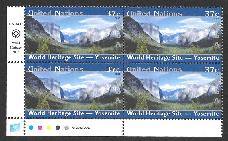 Doyle's_Stamps: MNH 2003 U.N. New York World Heritage Inscription Blocks