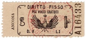 (I.B) Italy Postal : Freepost Label (Ancona)