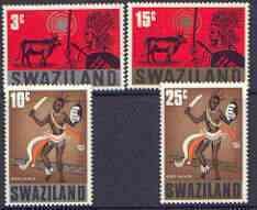 SWAZILAND - 1968 - Traditional Costumes - Perf 4v Set - Mint Never Hinged