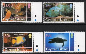 Thematic stamps CAYMAN IS 2000 MARINE LIFE 933/6 mint