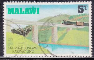 Malawi 346  Salima Lilongwe Railway, Train 1979