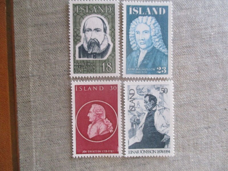 Iceland, Scott#481-484, MNH 