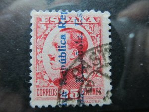 Spanien Espagne España Spain 1931-32 optd 25c fine used stamp A4P16F582