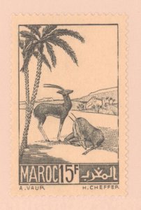 French Morocco, Scott #174A, MH