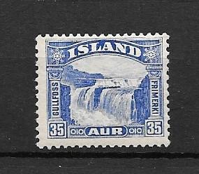 ICELAND MNH SC#172 GOLDEN FALLS 35A VERY NICE STAMPS