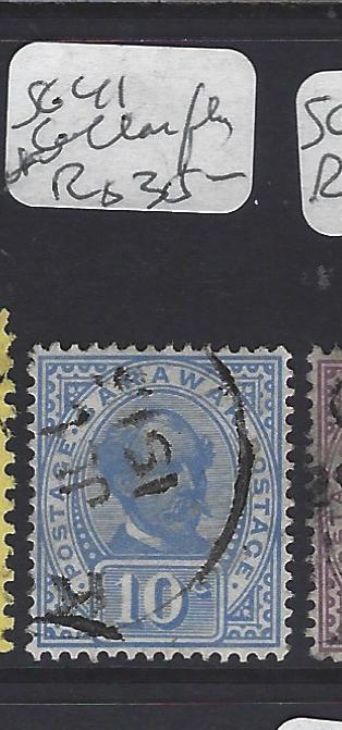 SARAWAK  (P2911B)  BROOKE  10C SG 41 COLLAR FLAW   VFU