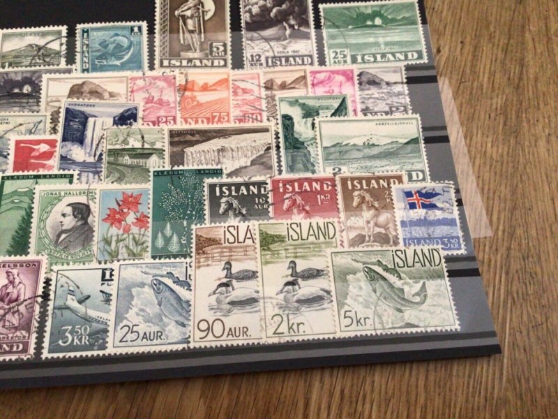 Iceland Island used  mixed stamps A12288