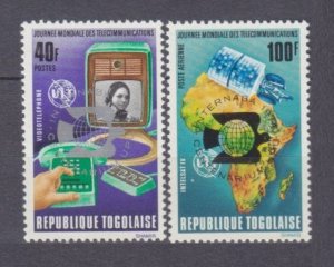 1974 Togo 1045-1046 Satellite / UIT - Overprint - # 927-928 9,20 €