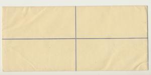 BASUTOLAND GV 4d REGISTERED ENVELOPE, VF UNUSED, H&G#E1a (SEE BELOW