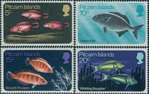 Pitcairn Islands 1970 SG111-114 Fish set MLH