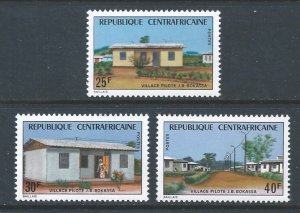 Central African Rep. #224-6 NH Cottage Scenes
