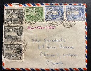 1964 British Guiana Airmail Cover To Ottawa Canada