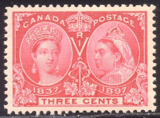 CANADA #53 CHOICE Mint XF/SUP NH - 1897 3c Jubilee