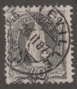 Switzerland 84 Helvetia 1882