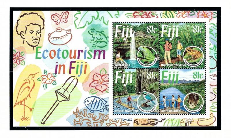 Fiji 719 MNH 1995 Ecotourism in Fiji S/S