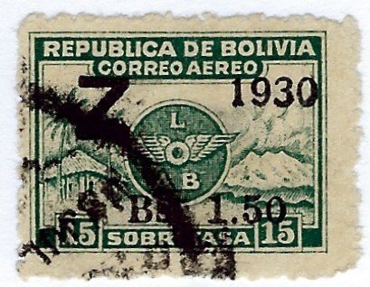 Bolivia SC C24  Used F-VF SCV$70.00...!!