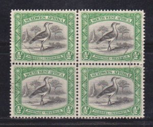 SOUTH WEST AFRICA - 1931-34 SCOTT#108 / BIRD - BLK 0F 4 - USED