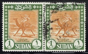 Sudan ~ #159 ~ £1 Camel Post ~ Used Pair