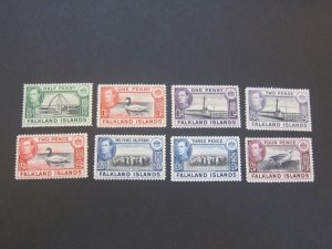 Falkland Islands 1938 Sc 84-8 MH