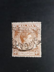 *Singapore #4a                   Used