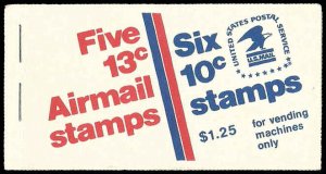 PCBstamps   US C 78a/1280c (BKC22) $1.25(5x13c+6x10c)Plane, MNH, (2)